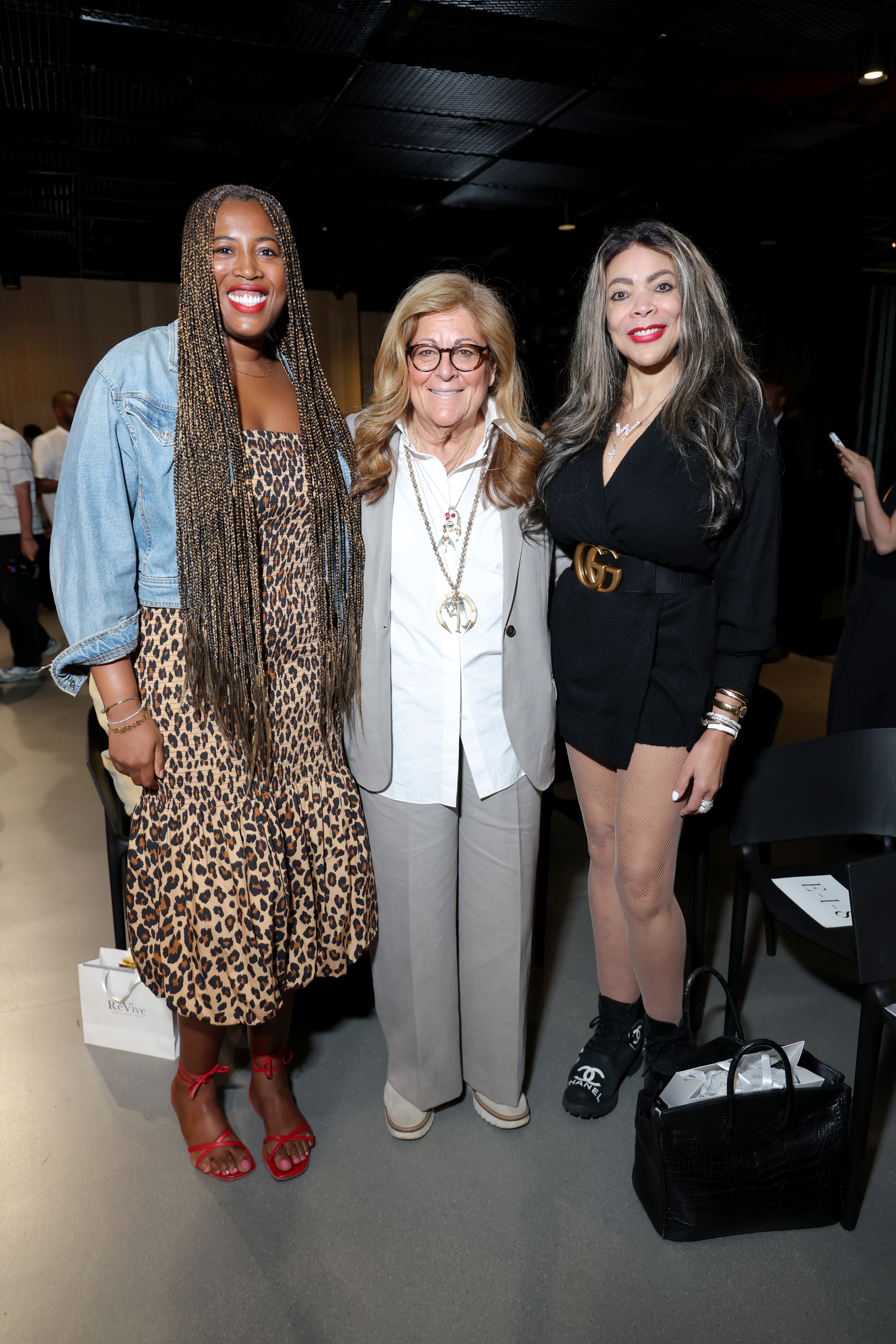 Leah Faye Cooper, Fern Mallis and Wendy Williams 