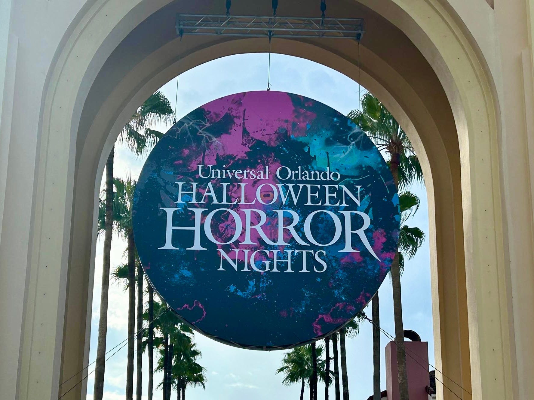 The entrance to Universal Orlando Halloween Horror Nights.
