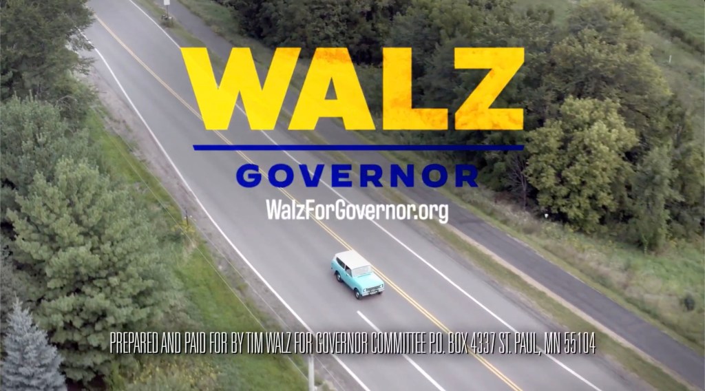 Tim Walz reelection campaign announcement.