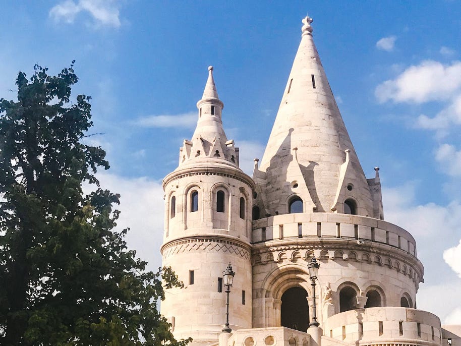 Fisherman's Bastion in Budapest, Hungary.