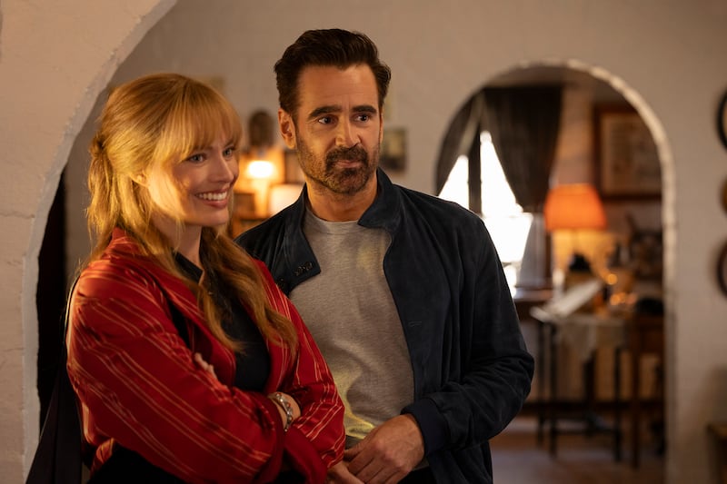 Margot Robbie and Colin Farrell in A Big Bold Beautiful Journey.