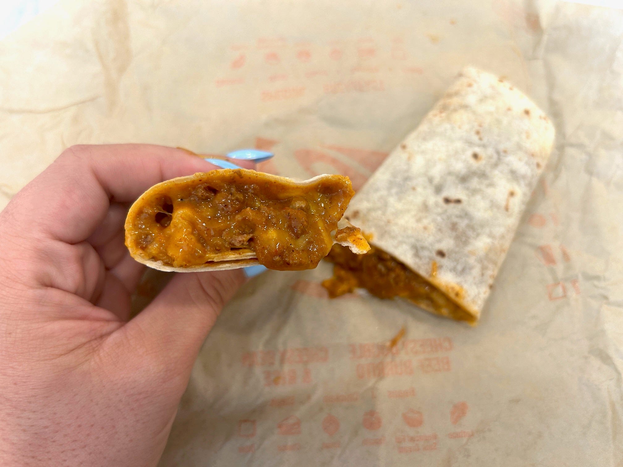 Taco Bell's Chili Cheese Burrito