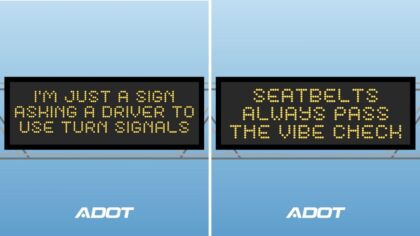 ADOT reveals 2 winners for its annual Safety Message Contest