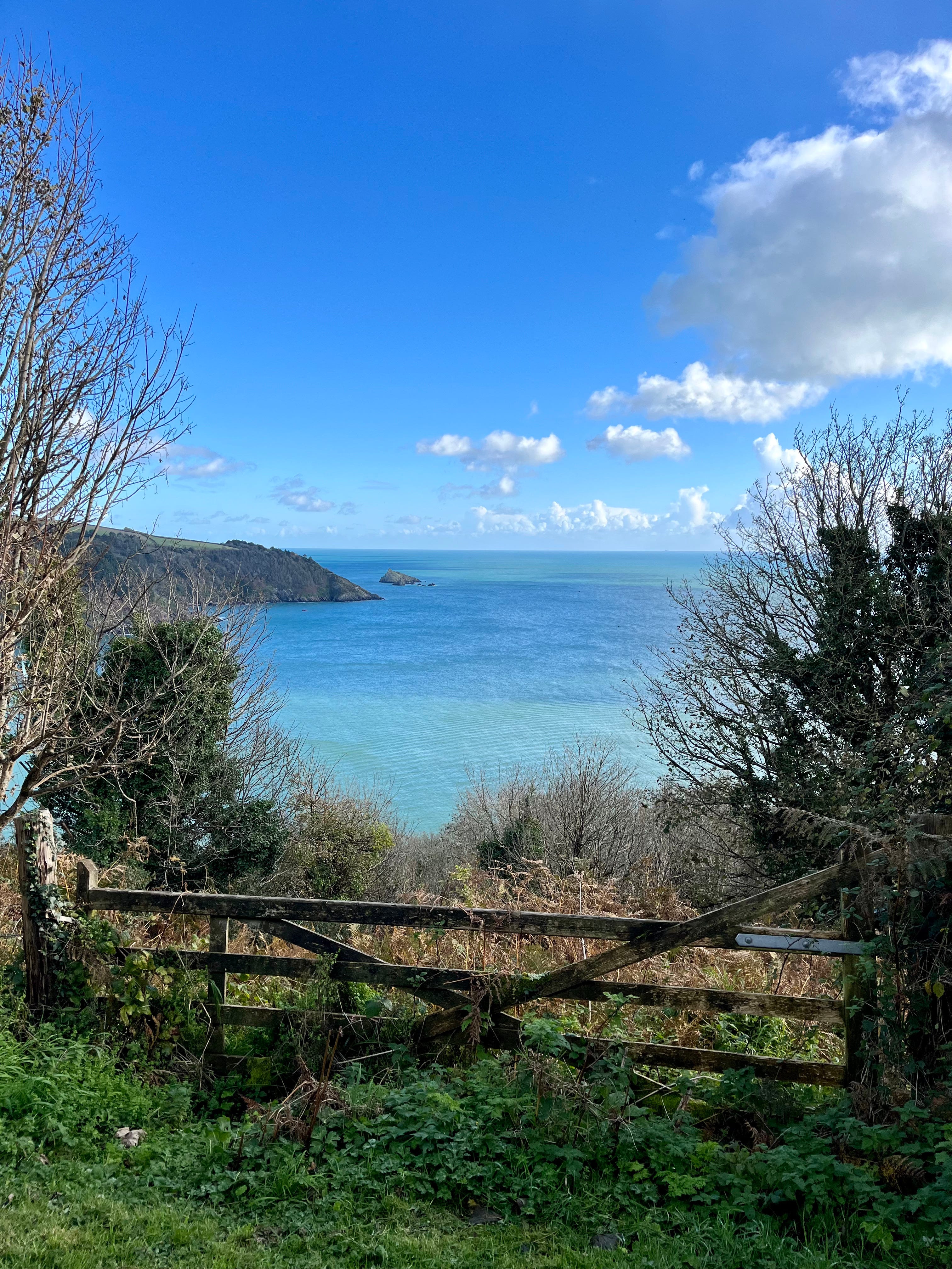 A view of the coast near Dartmouth