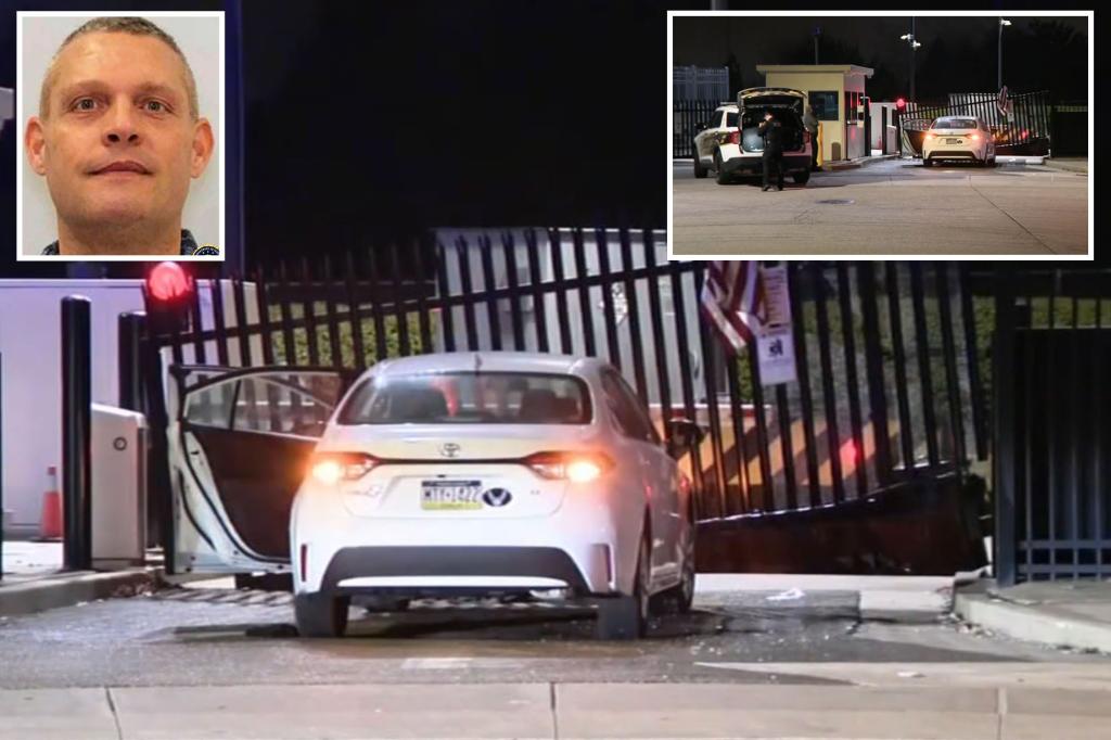 Driver rams car into FBI Pittsburgh HQ’s gate in ‘an act of terror,’ manhunt for suspect underway