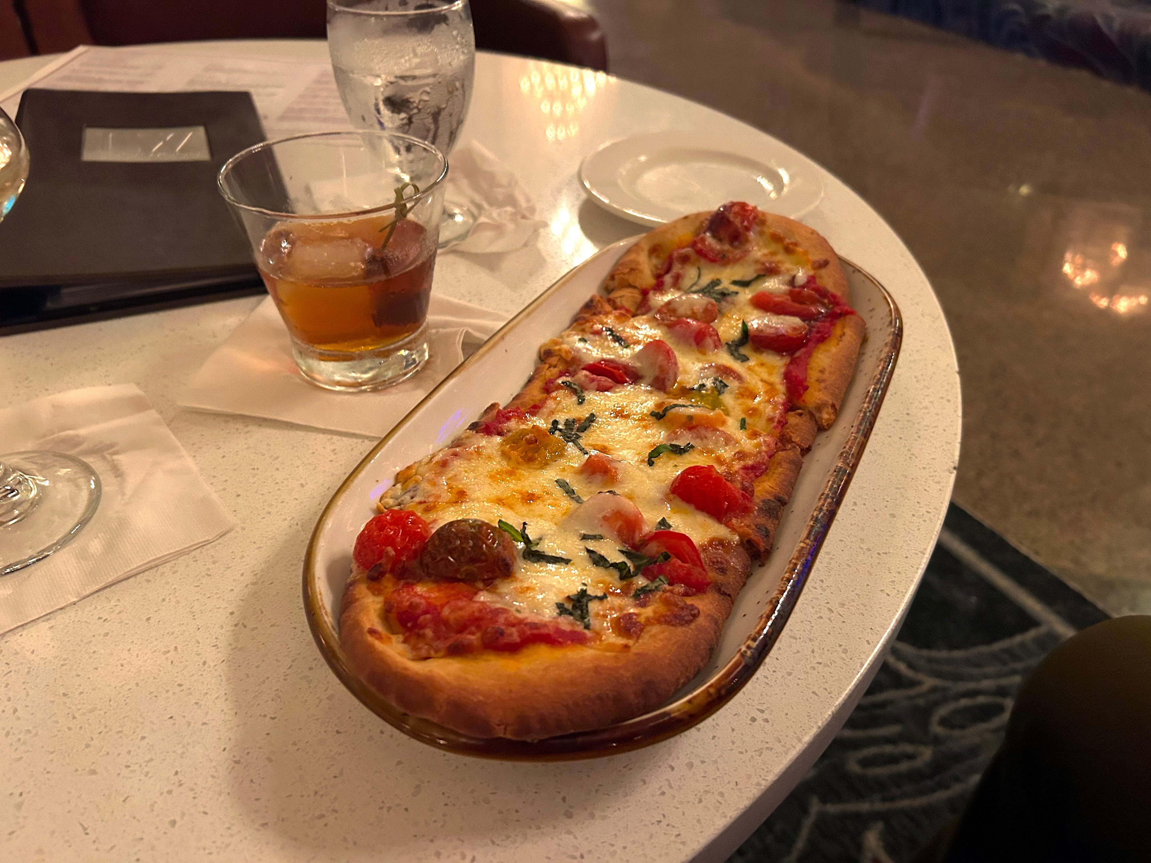 margherita flatbread chicago palmer house