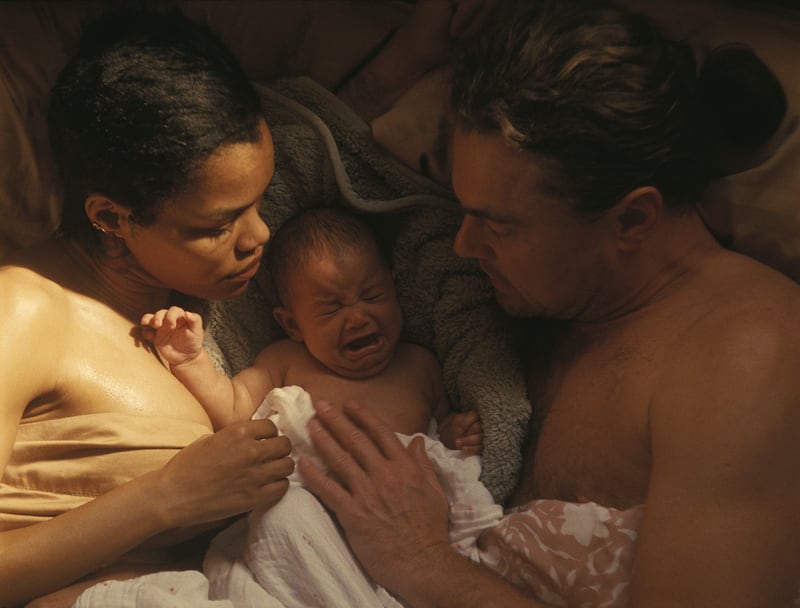 Teyana Taylor and Leonardo DiCaprio in “One Battle After Another.”