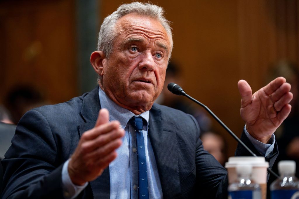 Robert F. Kennedy Jr. testifying at a Senate hearing.