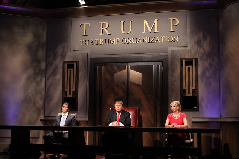 Trump on The Celebrity Apprentice.