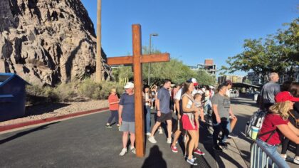ASU chapter of Turning Point USA hosts vigil honoring conservative activist Charlie Kirk