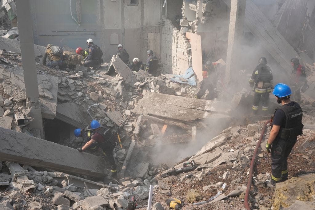 Kharkiv suffered a series of Russian missile attacks this week.