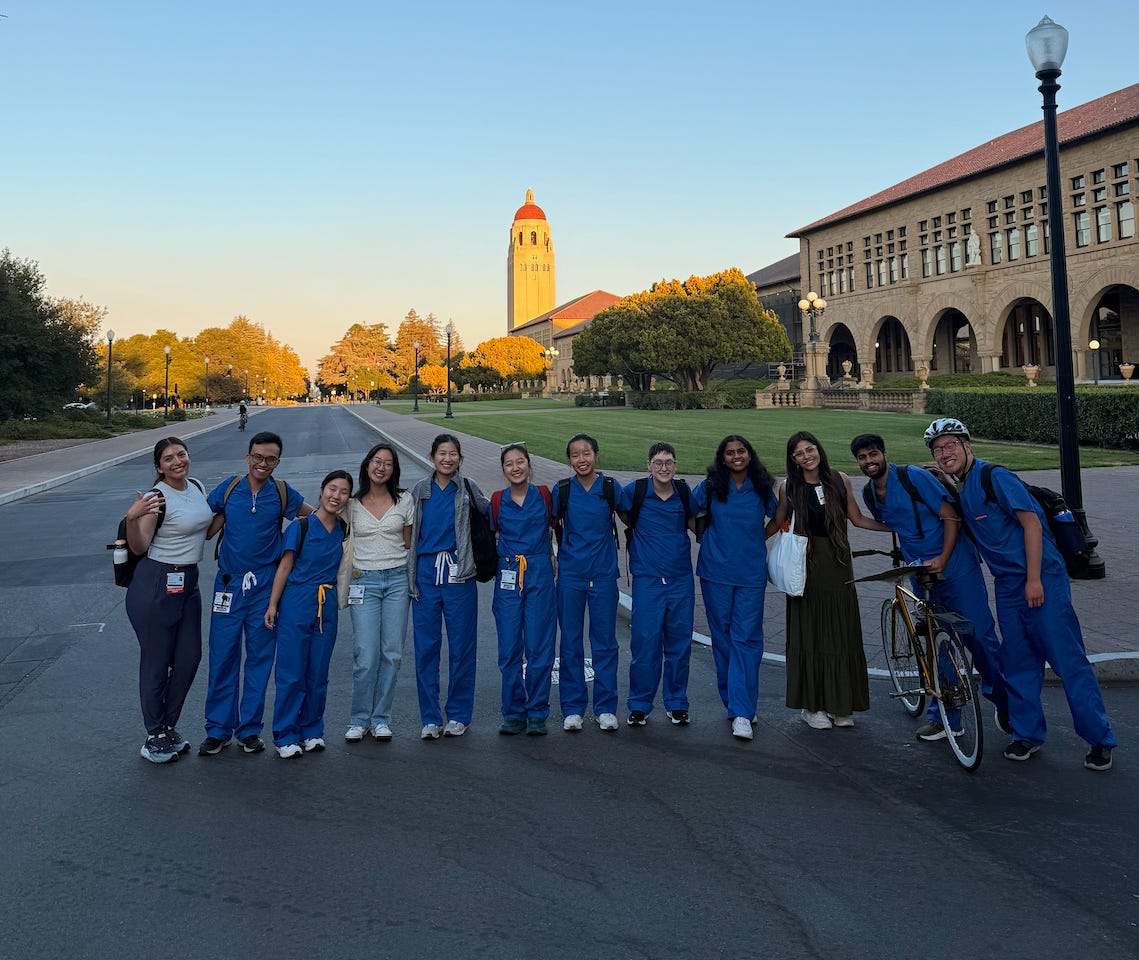 Brian Zhang's classmates on Stanford's campus