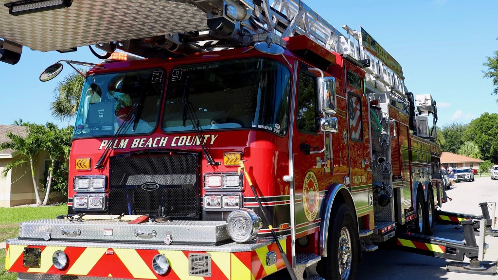 Palm Beach County firetruck.