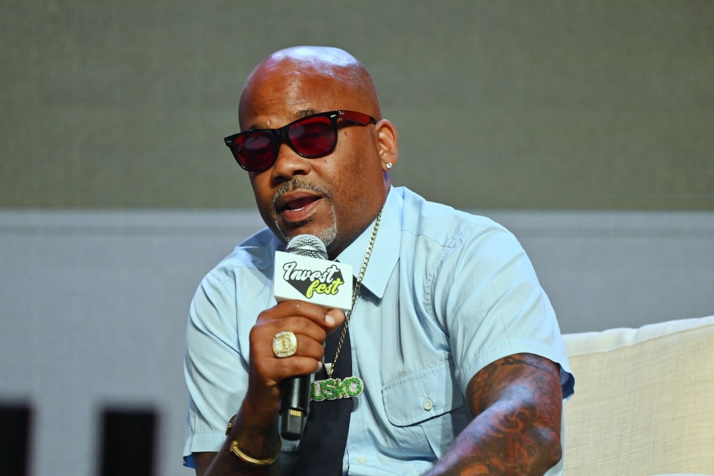 Dame Dash speaking at InvestFest.