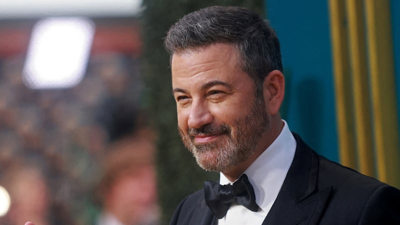 Jimmy Kimmel arrives at the 74th Primetime Emmy Awards held at the Microsoft Theater in Los Angeles, U.S., September 12, 2022. REUTERS/Aude Guerrucci/File Photo