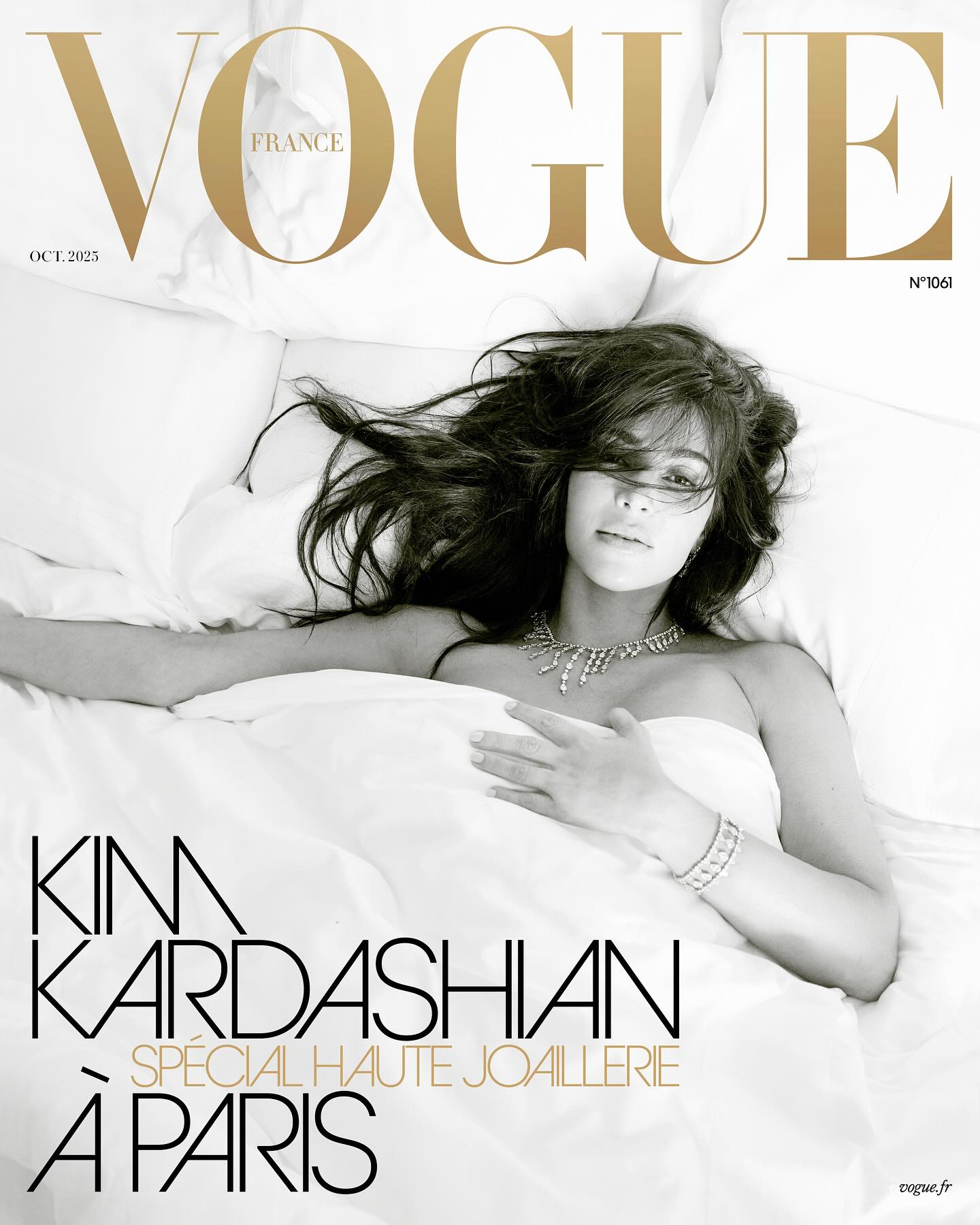 Kim Kardashian covers French Vogue October 2025