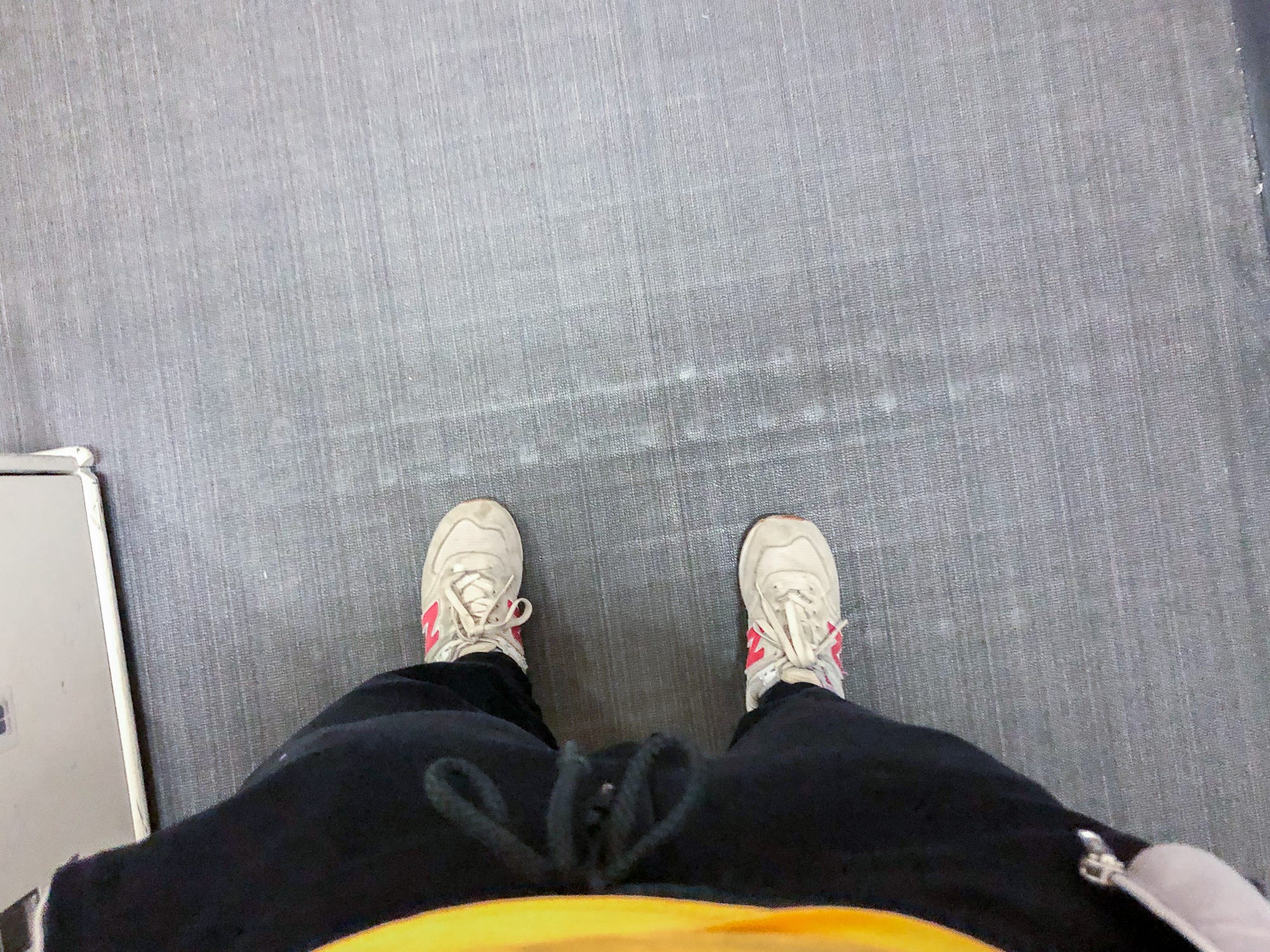 airplane stretch area