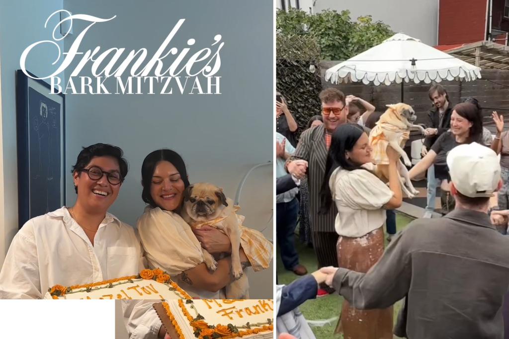 NYC couple host bark-mitzvah for 13-year-old pug: ‘She’s just the sweetest’
