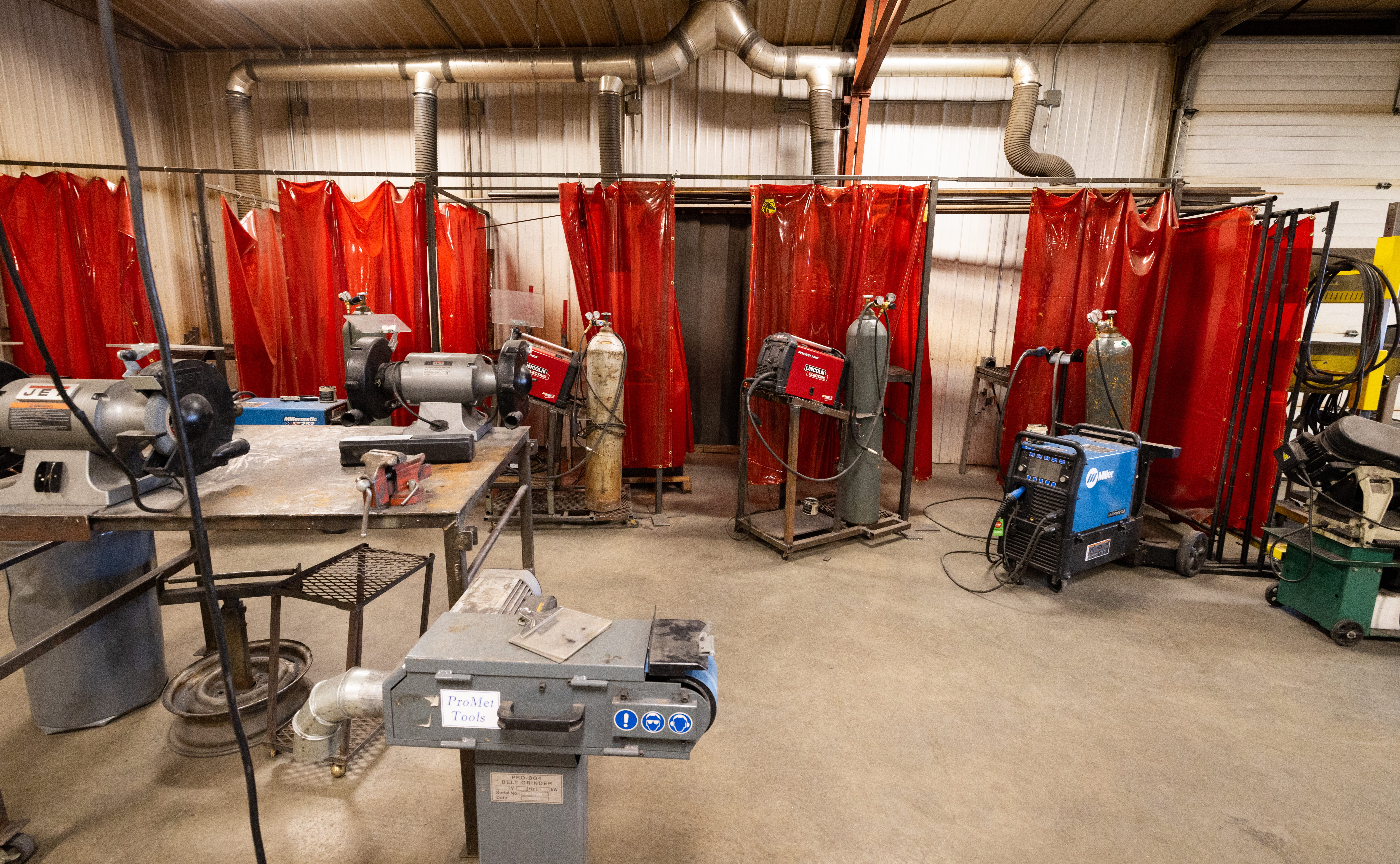 Upton High School Welding Classroom
