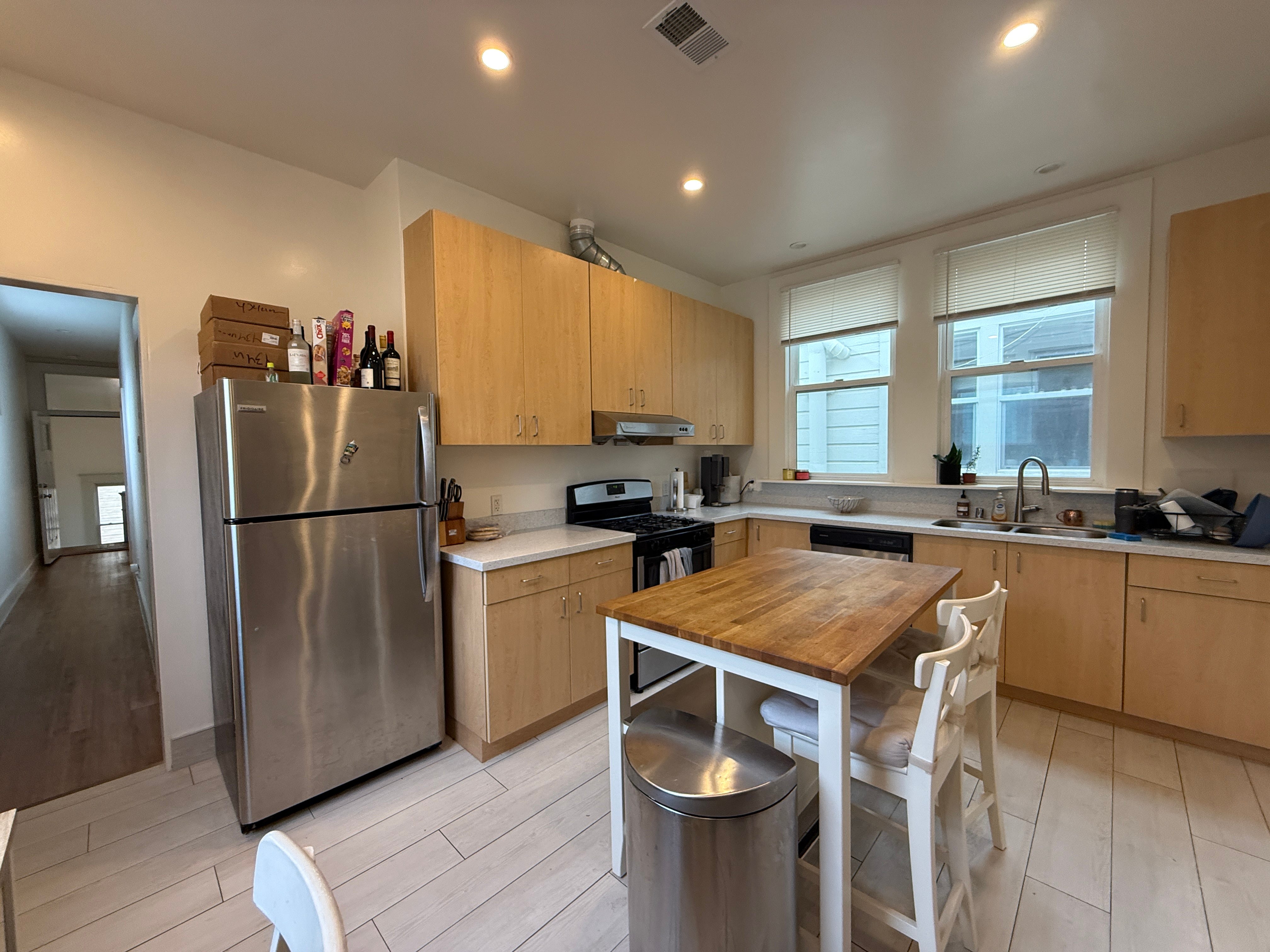 Jackson Stokes' kitchen is pictured.