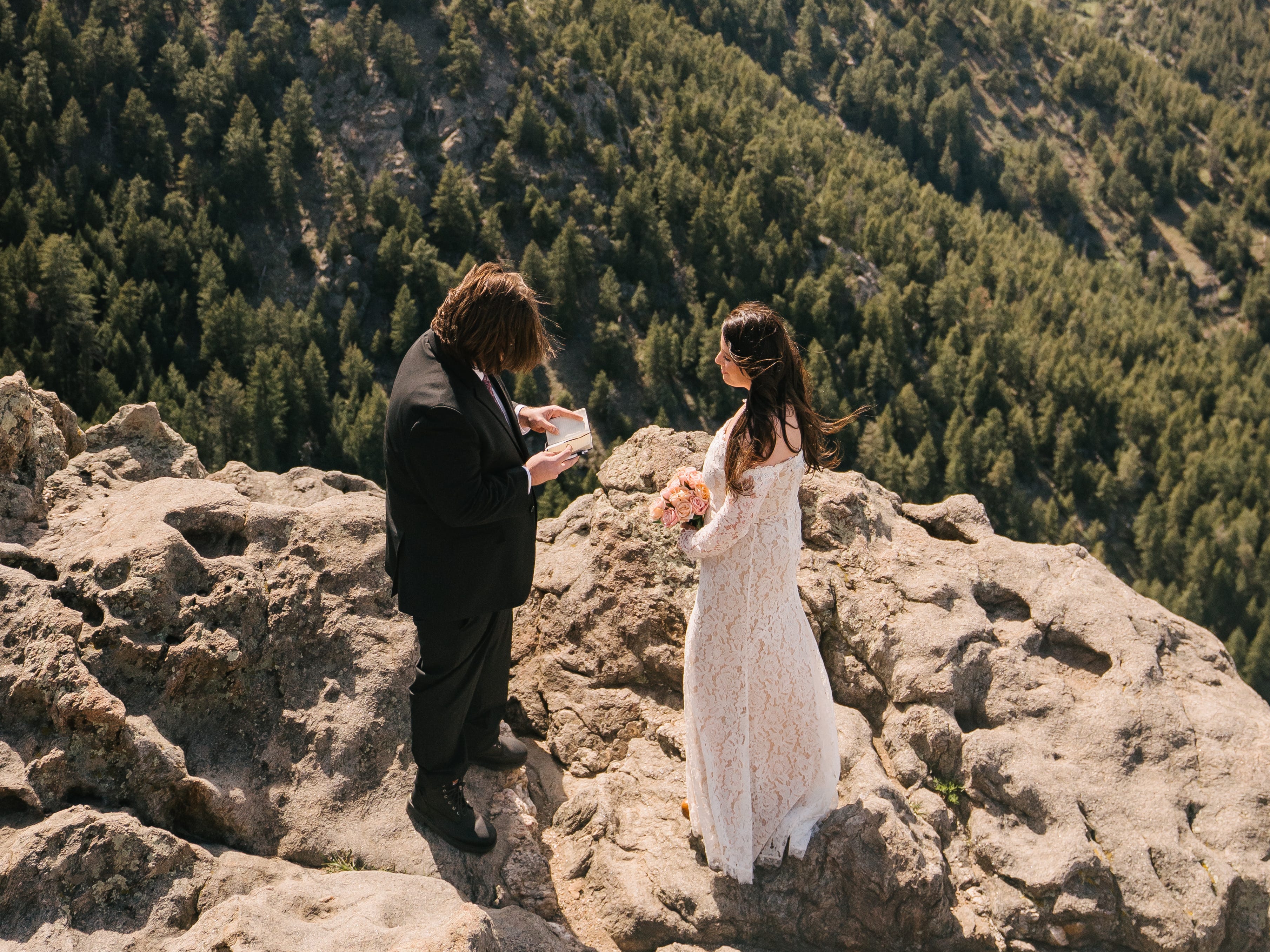 Couple getting married