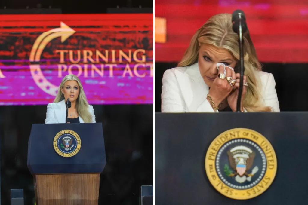 Erika Kirk forgives assassin who killed husband Charlie: ‘He wanted to save young men — Just like the one who took his life’