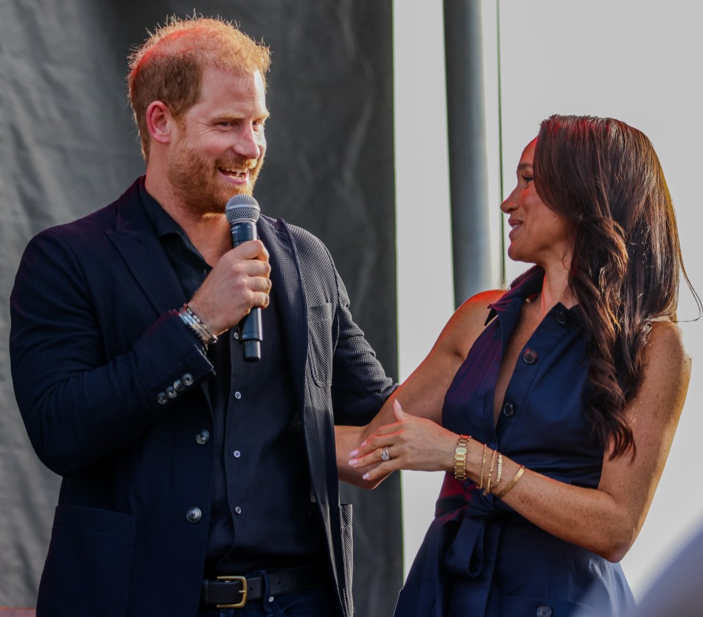 Prince Harry and Meghan Markle at One805Live! charity event.