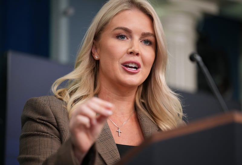 White House Press Secretary Karoline Leavitt denied Tom Homan committed any wrongdoing and said he never accepted $50,000 in cash in response to reports that the border czar was being investigated for bribery but the Justice Department under Trump shut it down.
