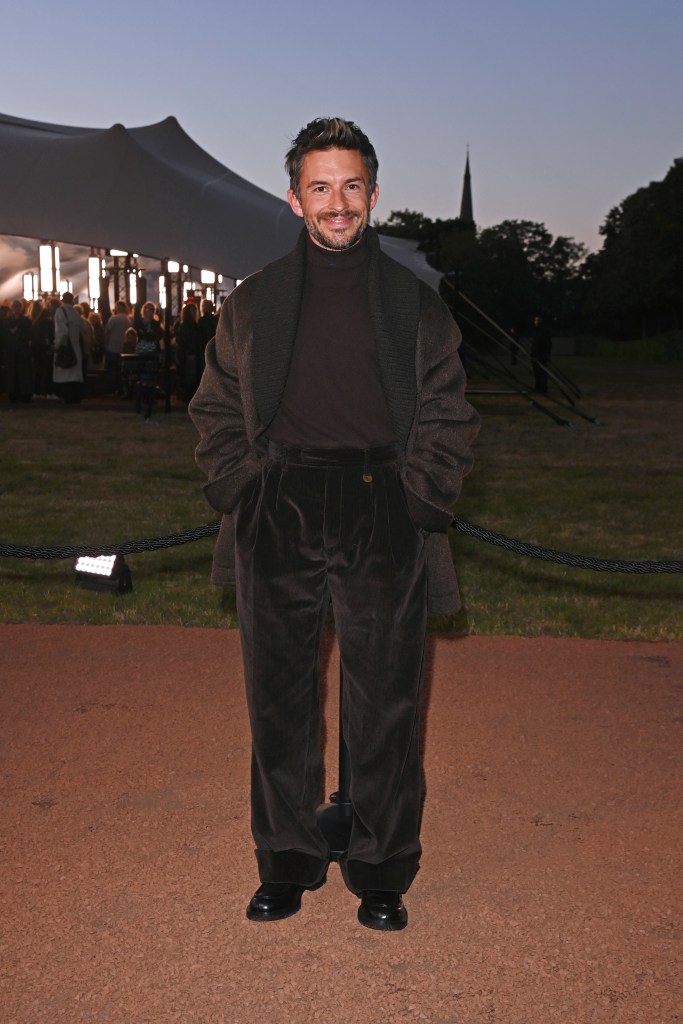 Jonathan Bailey attends the Burberry Summer 2026 show during London Fashion Week