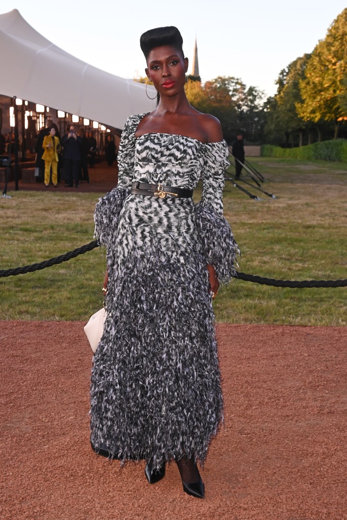 Jodie Turner-Smith attends the Burberry Summer 2026 show during London Fashion Week
