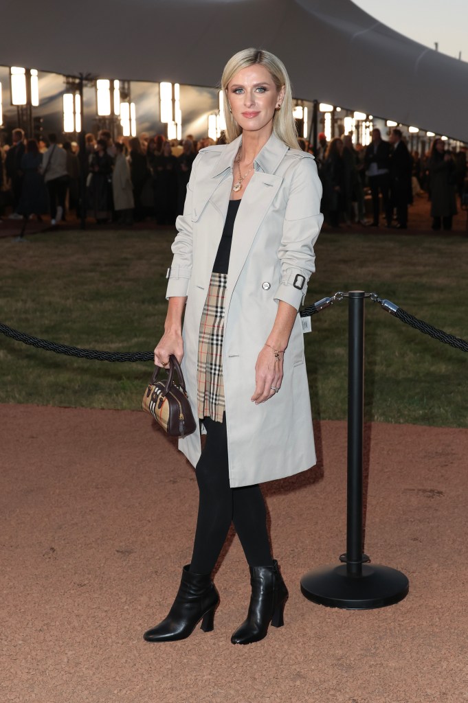 Nicky Hilton attends the Burberry Summer 2026 show during London Fashion Week