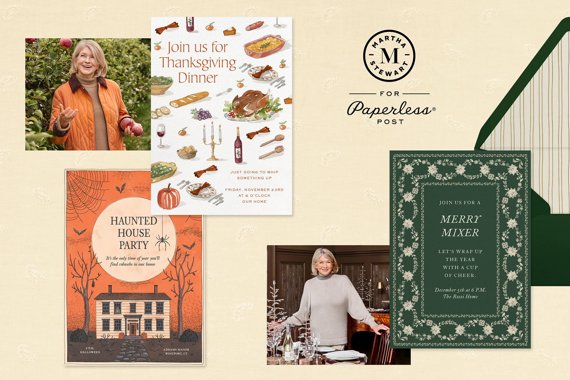 Martha Stewart Paperless Post invites