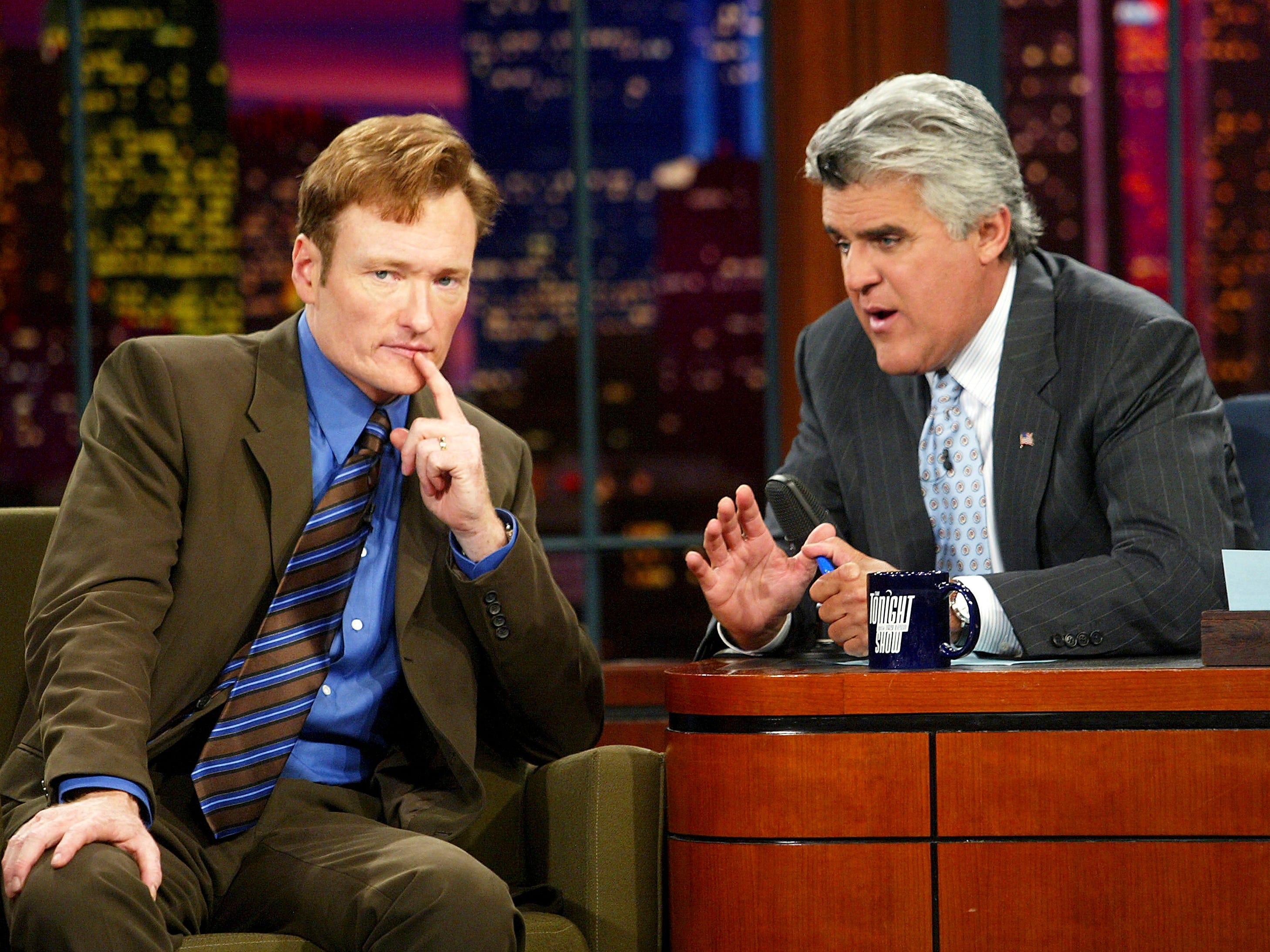 conan o'brien and jay leno