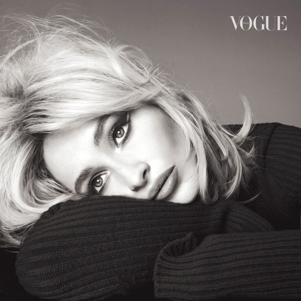 Sabrina Carpenter photographed by Steven Meisel for Vogue Italia October 2025. 