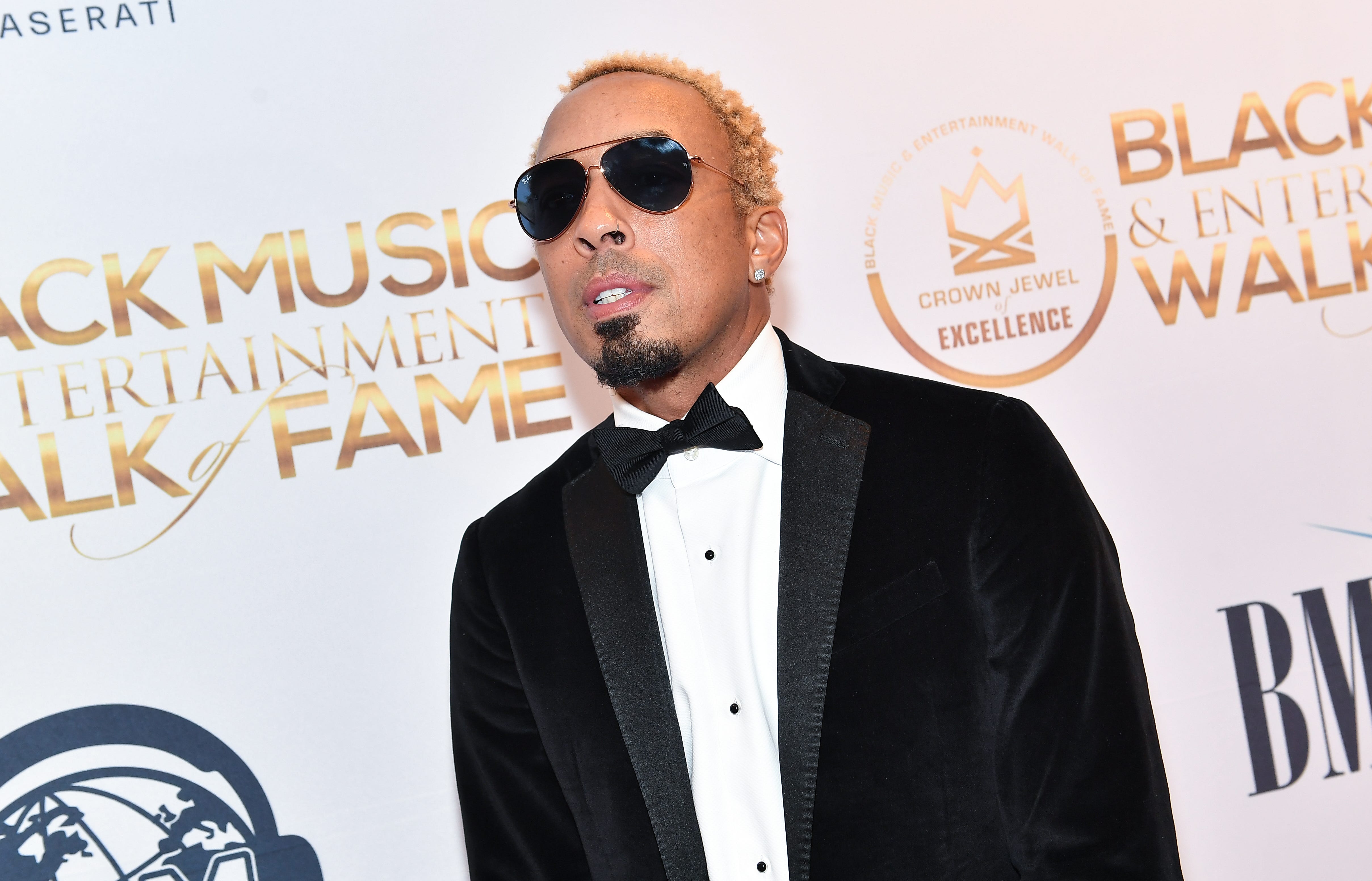 Producer Dallas Austin attends the Black Music and Entertainment Walk of Fame 50th Year of Hip Hop Celebration in 2023 in Atlanta, Georgia.