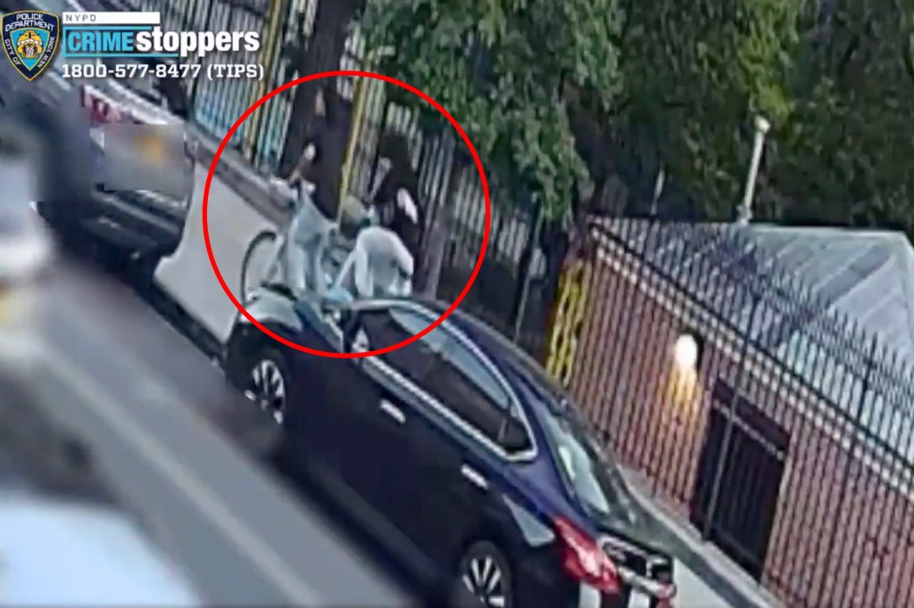 The woman was shot in the arm when the gun-toting pair – believed to be between 16 and 18 years old – opened fire around 6:40 p.m. Sept. 9 at East 188th Street and Webster Avenue in Fordham, police said. 