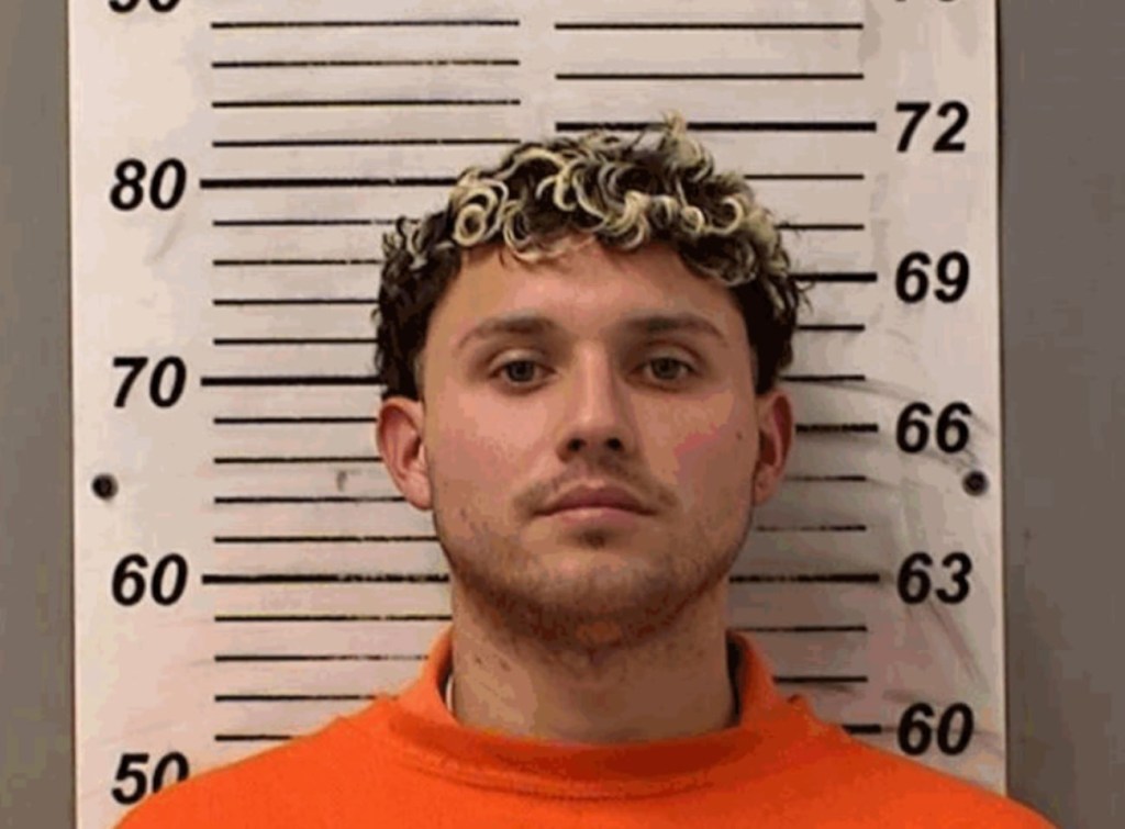 Anthony Emmanuel Labrador-Sierras mugshot against a height chart.