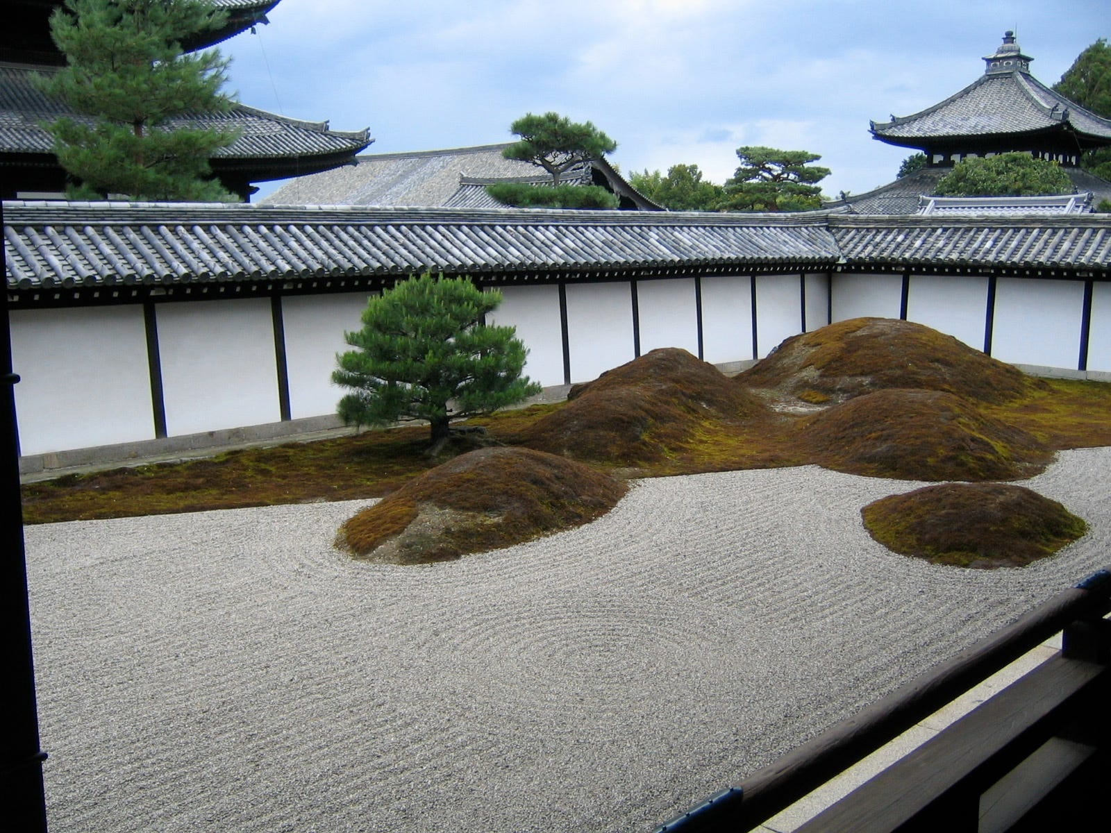 Rock garden in Kyoto, Japan