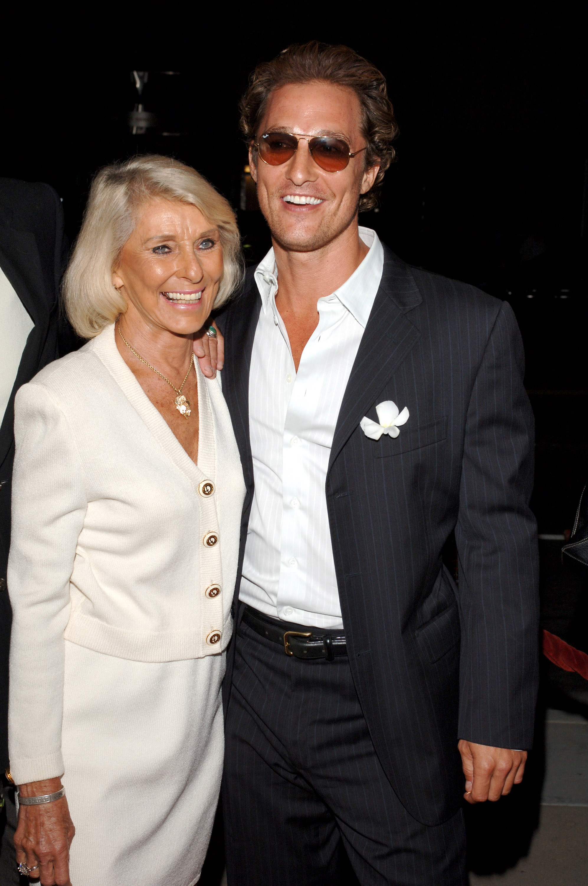 Matthew McConaughey  and his mom