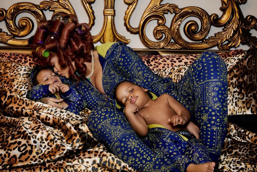 Rihanna and sons via Instagram in October 2024