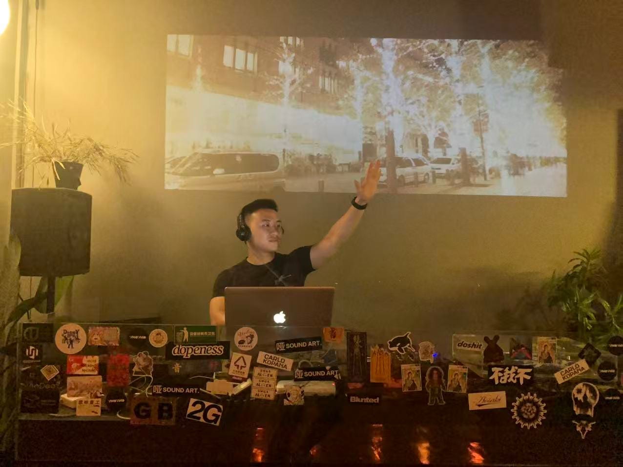 David Fun at Hidden Bar in Guangzhou, China.