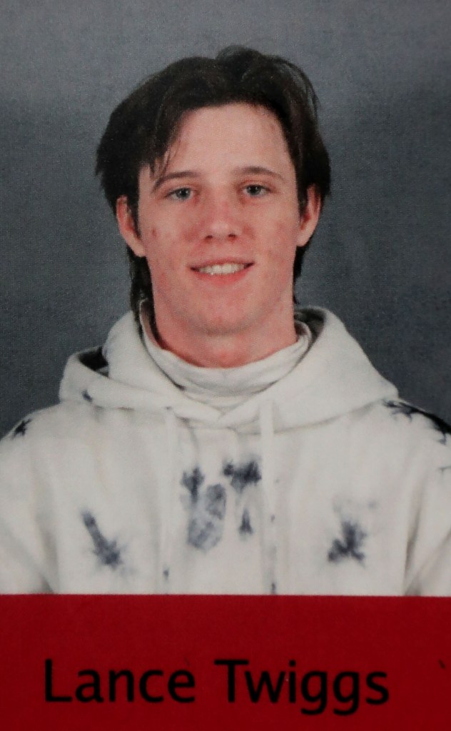 Yearbook photo of Lance Twiggs.