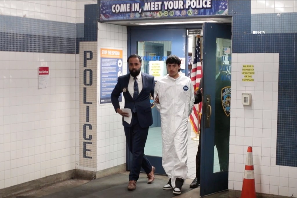 Luis Pallchisaca, 21, of Queens, was taken into custody on Wednesday afternoon. 