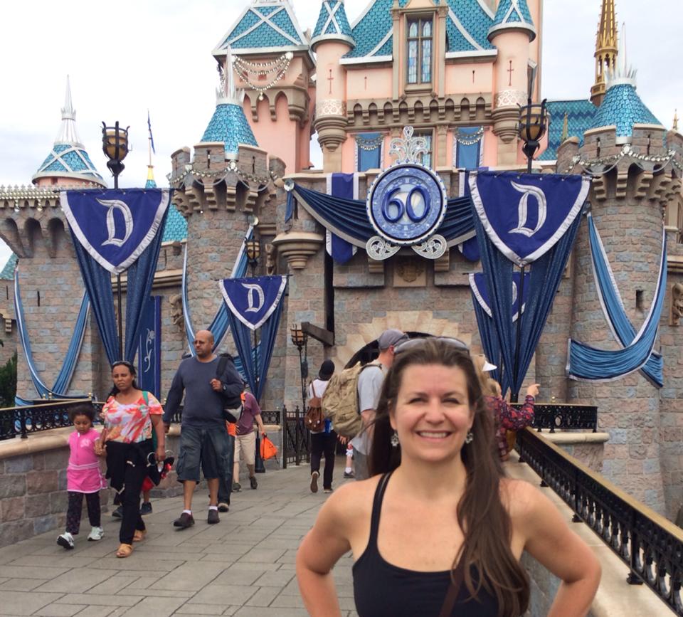 Kelli Caldwell is pictured at Disneyland.