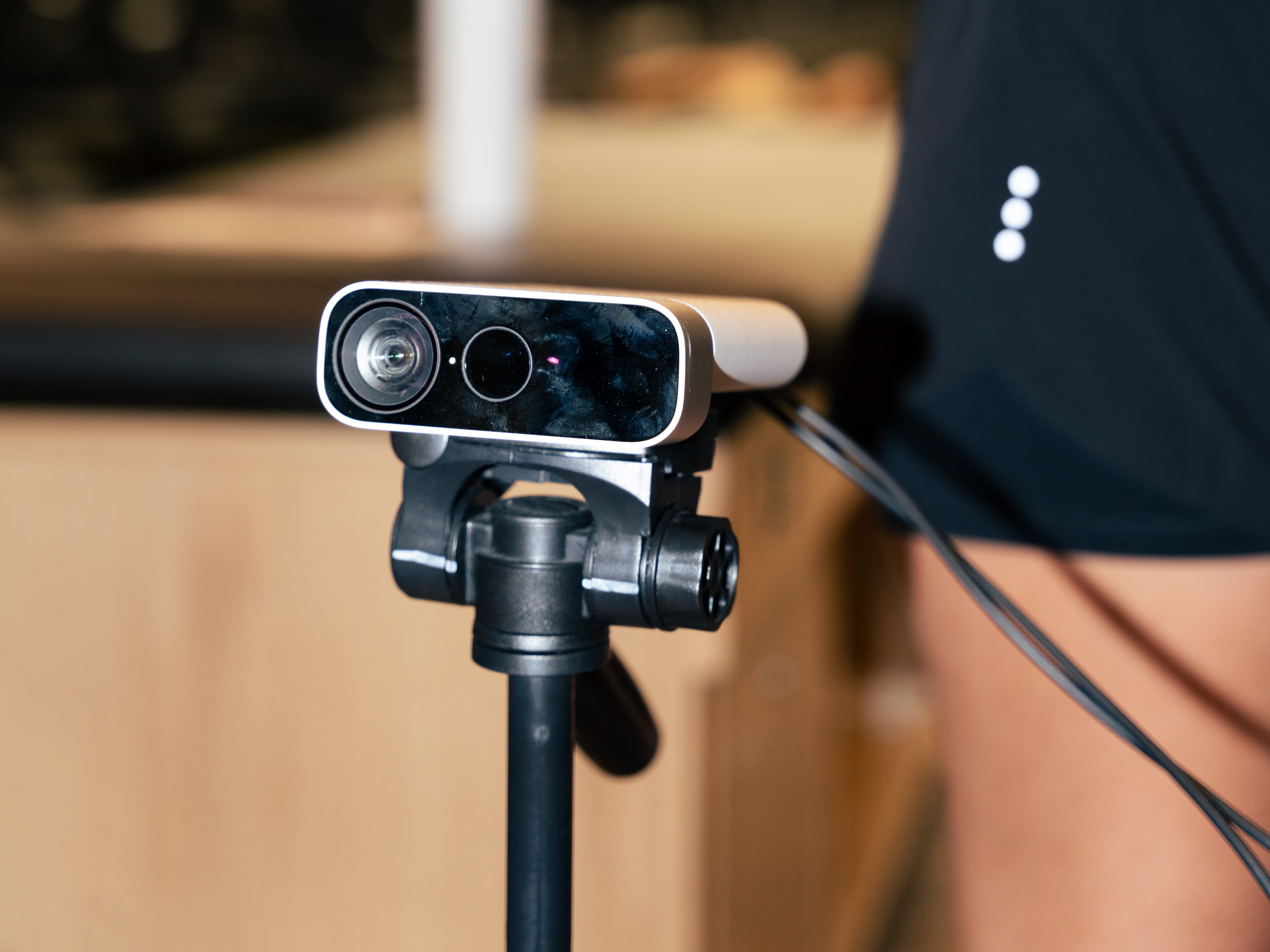 A LiDAR camera to monitor the movements