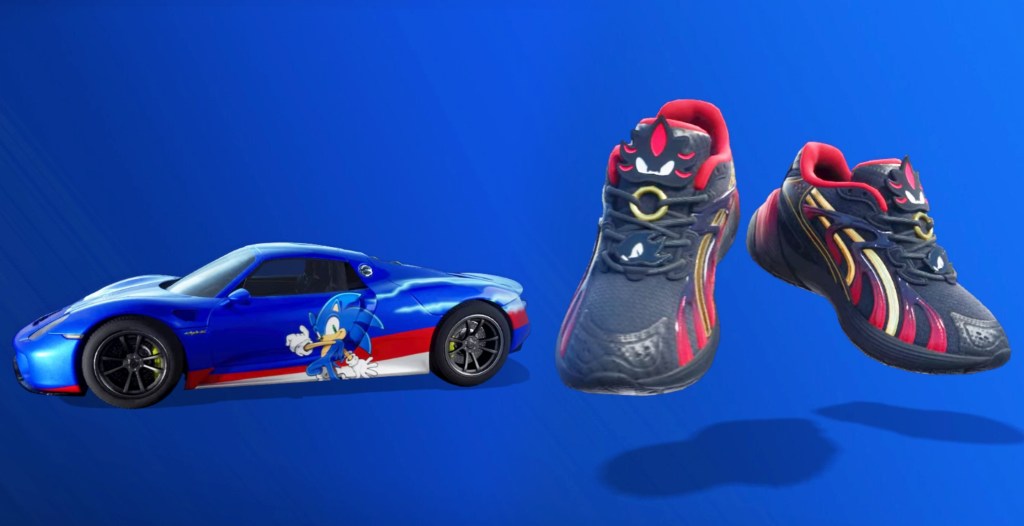 Fortnite Sonic Collaboration Items