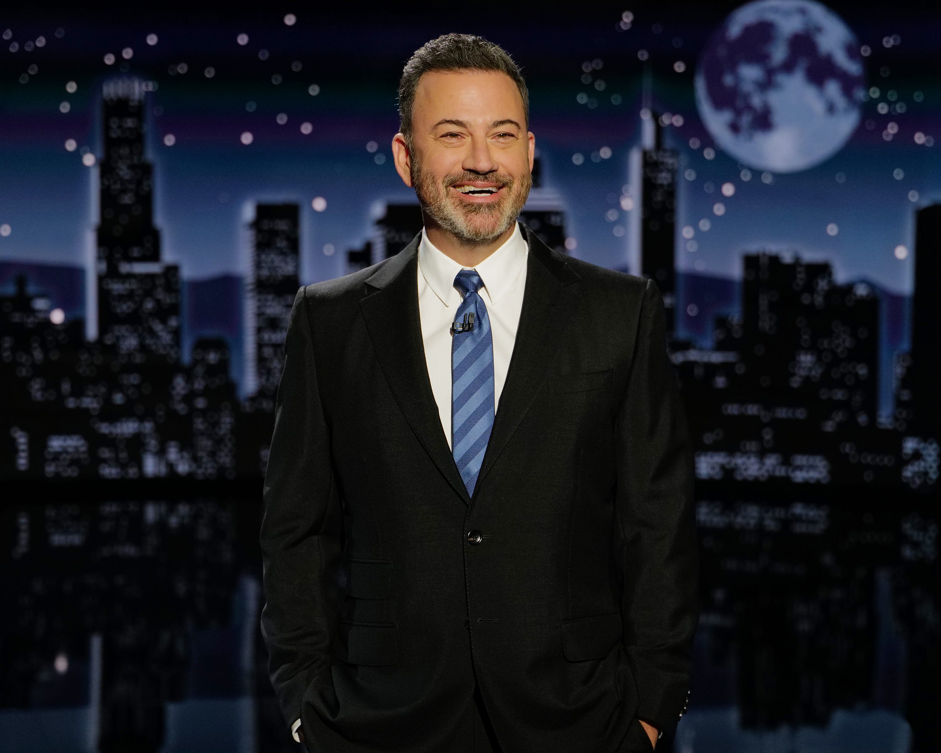 Jimmy Kimmel on stage of 