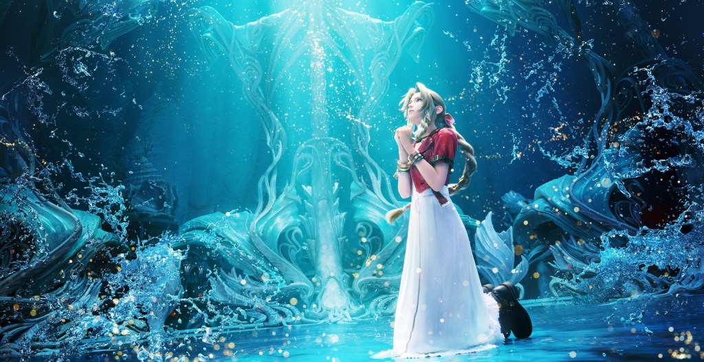 FF7 Remake Aerith Praying