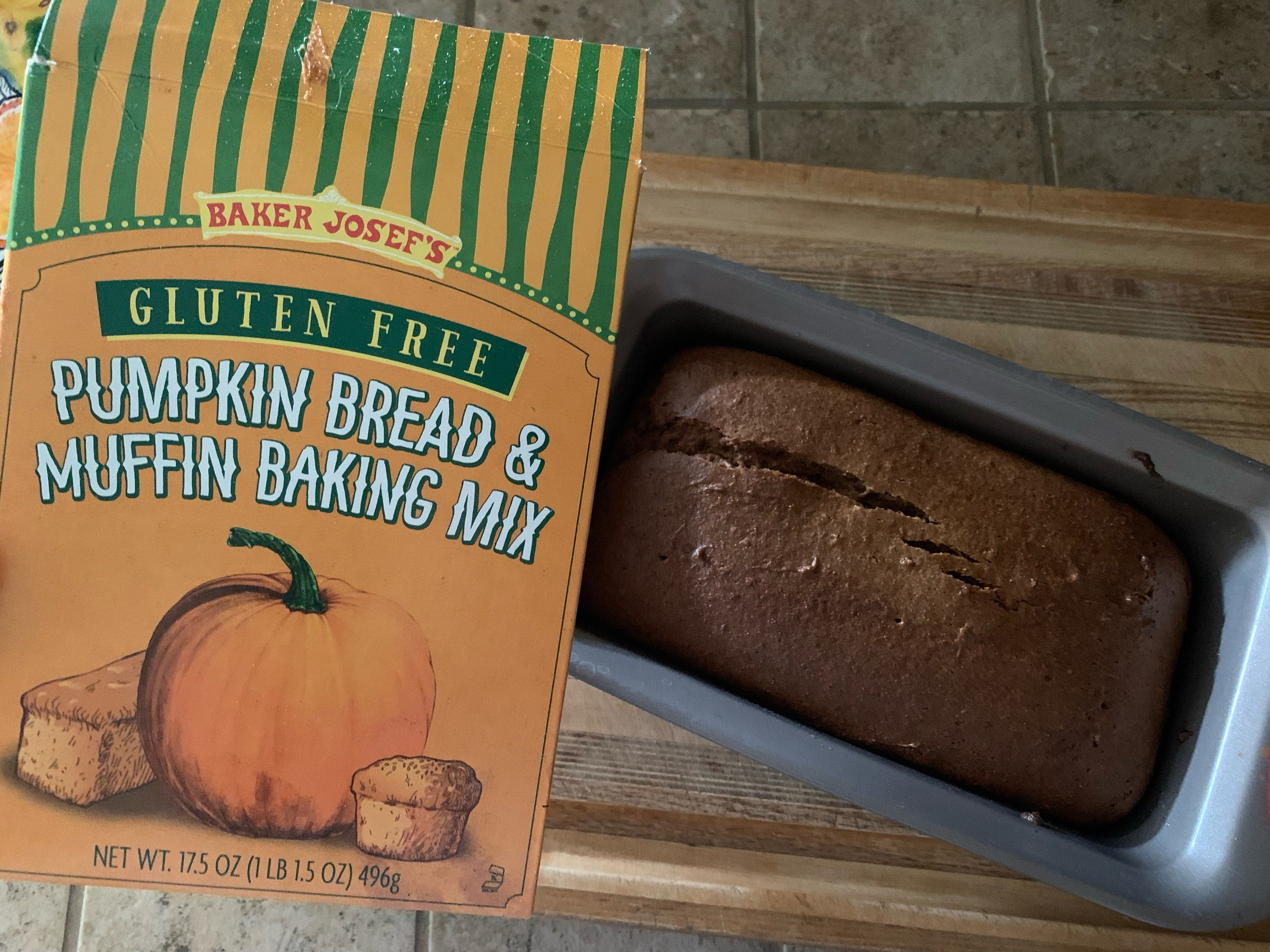 Trader Joe's gluten-free pumpkin bread and muffin baking mix