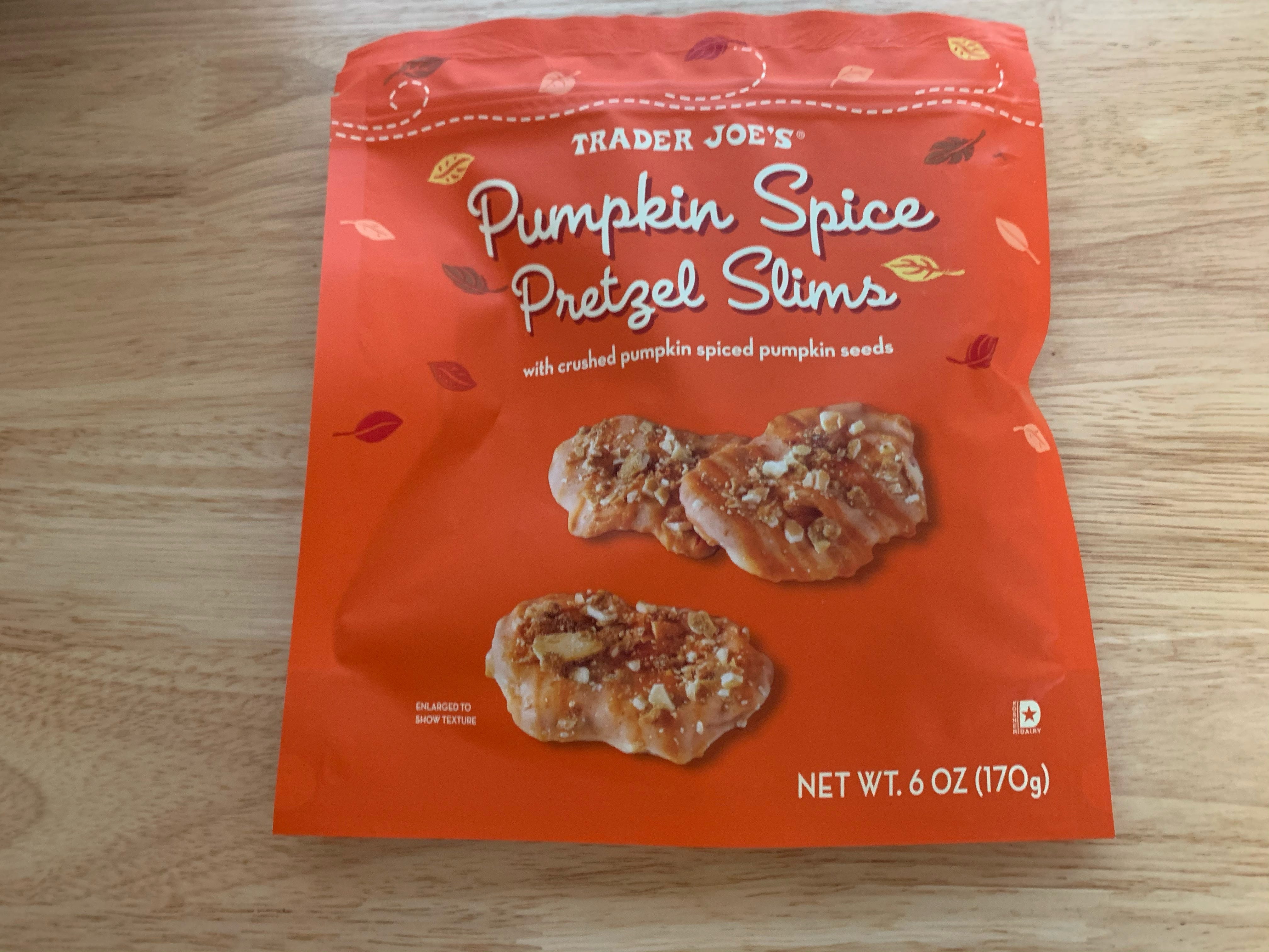 pumpkin spice pretzel slims